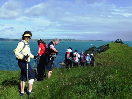 Nordic Walking At Waiheke 2011